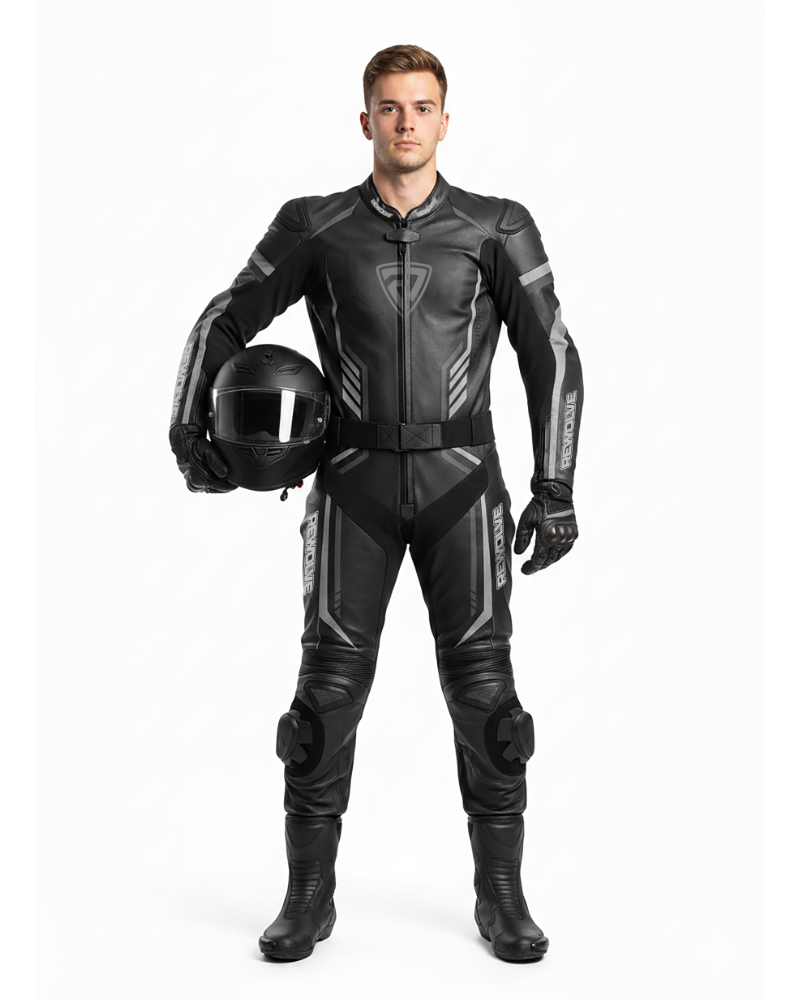 Zenith Racing Leather Suit front Zenith Racing Leather Suit front